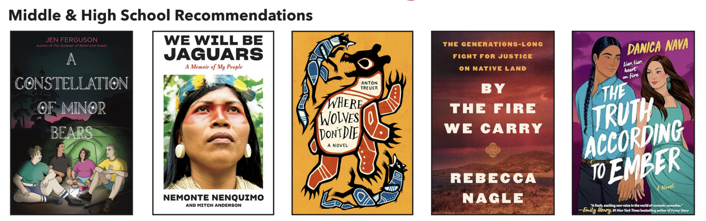 Native American Heritage Month Book Recommendations